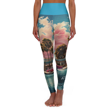 High Waisted Yoga Leggings (AOP)