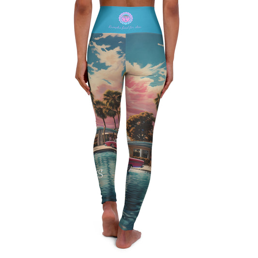 High Waisted Yoga Leggings (AOP)