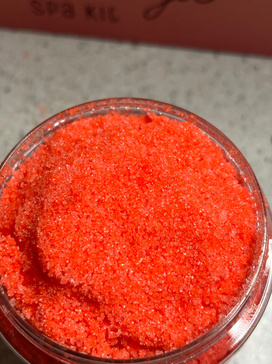 Pink mangos sugar scrub