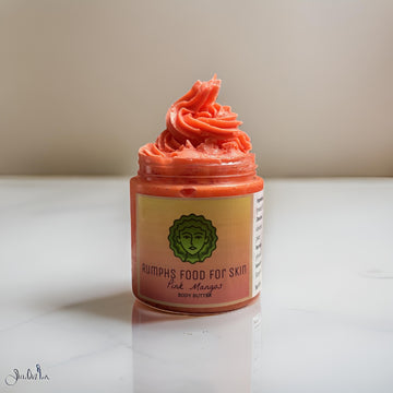 Pink mangos whipped soap